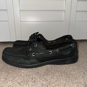 Men's Black Sperry Boat Shoes